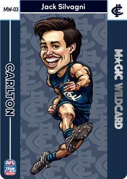 2023 AFL TeamCoach - Magic Wildcards #RW-03 Jack Silvagni Front